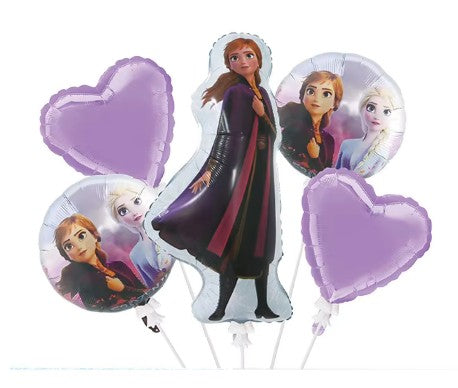 5pcs Frozen Party Balloon Set -KB#33