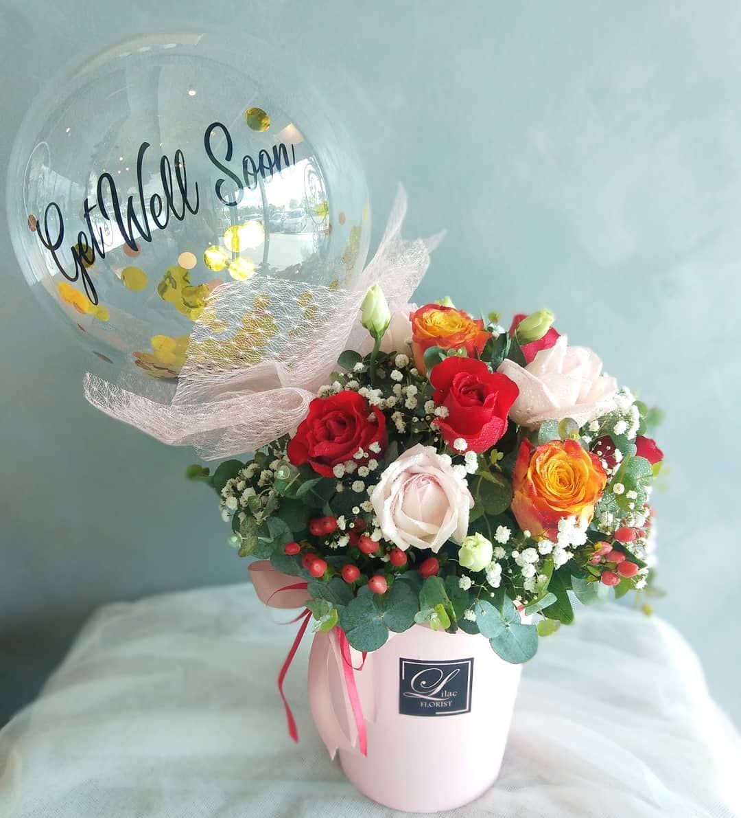 Flowers and Balloons