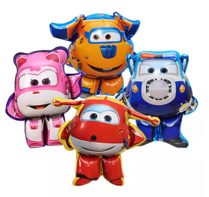 4pc Super Wings Theme Party Decorations 28” Balloon -#74