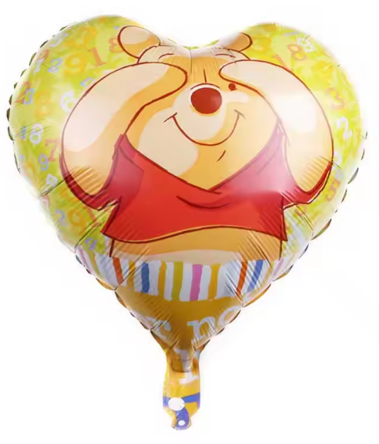 Heart Winnie The Pooh 18" Balloon -#60