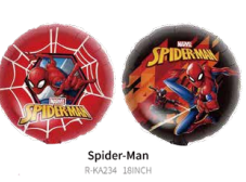 18" Spiderman Round