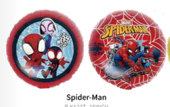18" Spiderman Round-BL013