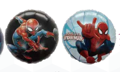 18" Spiderman Round-BL014