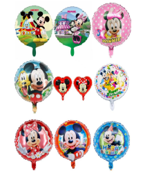 Mickey and Minnie Mouse Round Balloon 18inch