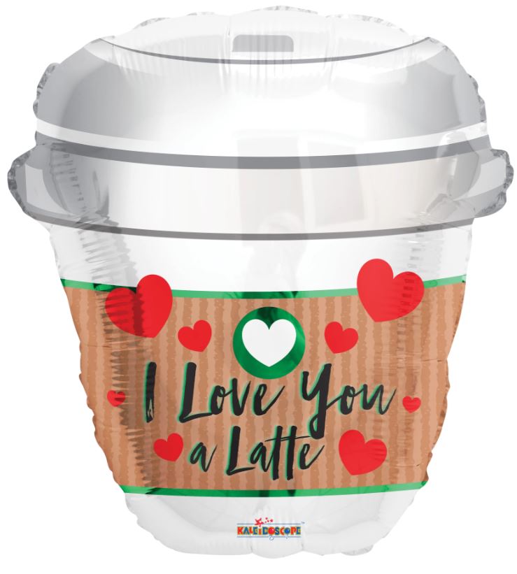 I love you Latte 18" Balloon -L14