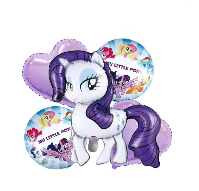 5pcs My Little Pony Balloon Set -KB#46