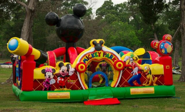 Mickey Mouse Play House Inflatable Playground