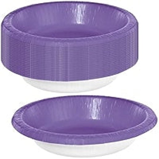10 Pcs Small Plastic Bowls – Purple