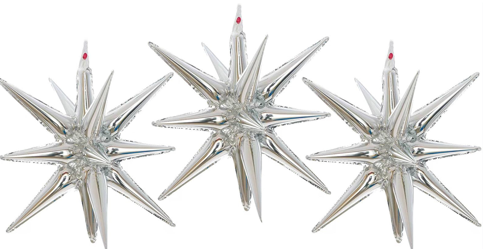 26” Silver 3pc Starburst
