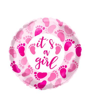 Baby shower ITS A GIRL 18”balloon BS57
