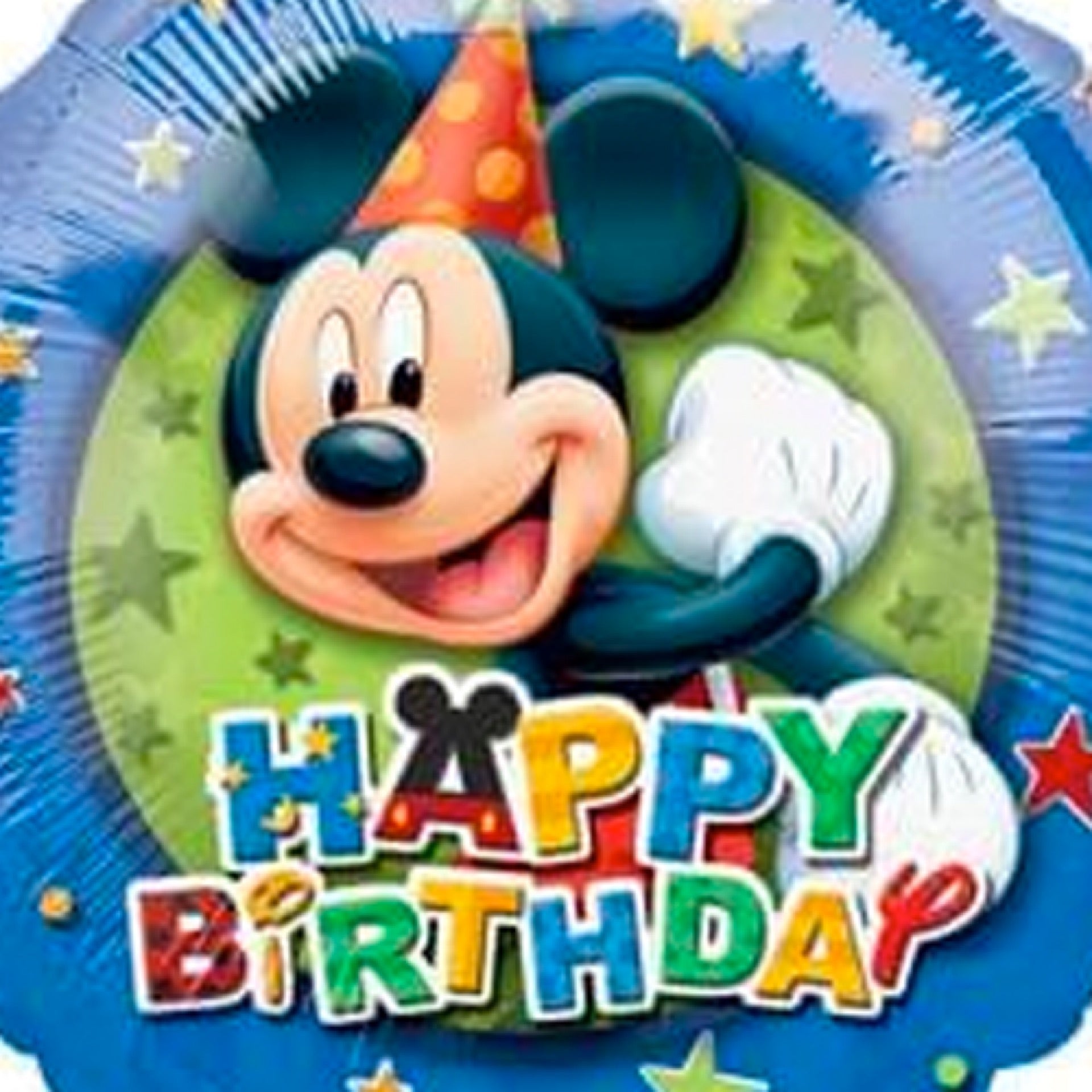 Happy birthday Mickey Mouse 18”balloon K148