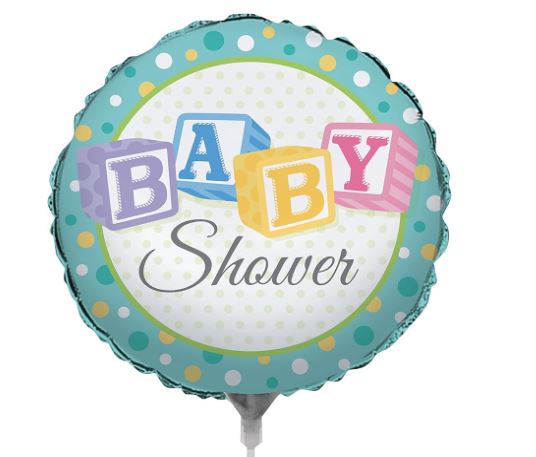 Baby Shower Alphabet Blocks Foil Balloon – 18"