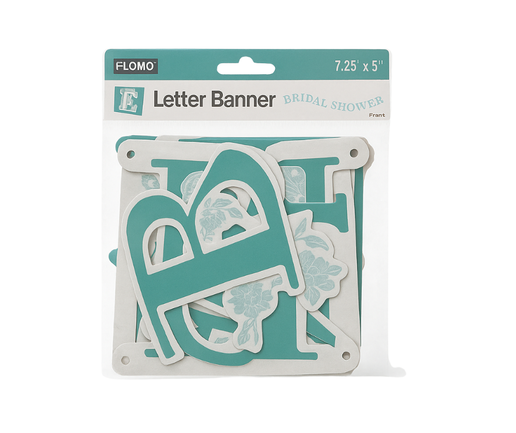Bridal Shower Letter Banner – Elegant Party Decoration