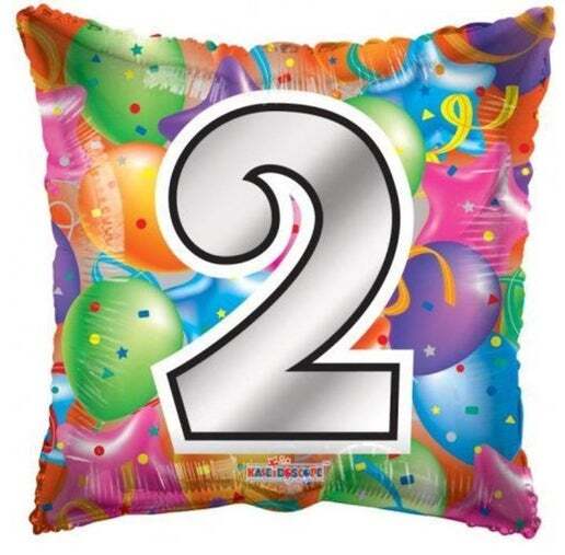 Colorful Number Foil Balloons – 18" (0–9)