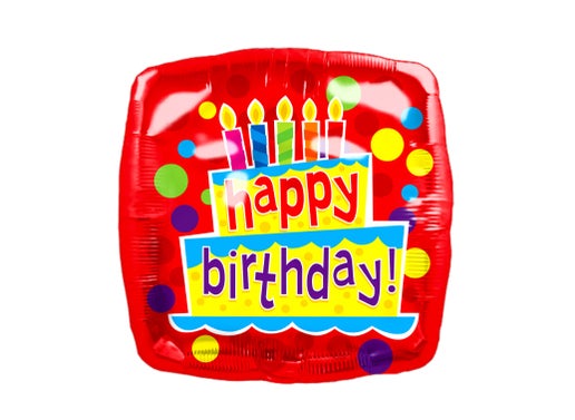 Happy Birthday 18" Balloon-B50