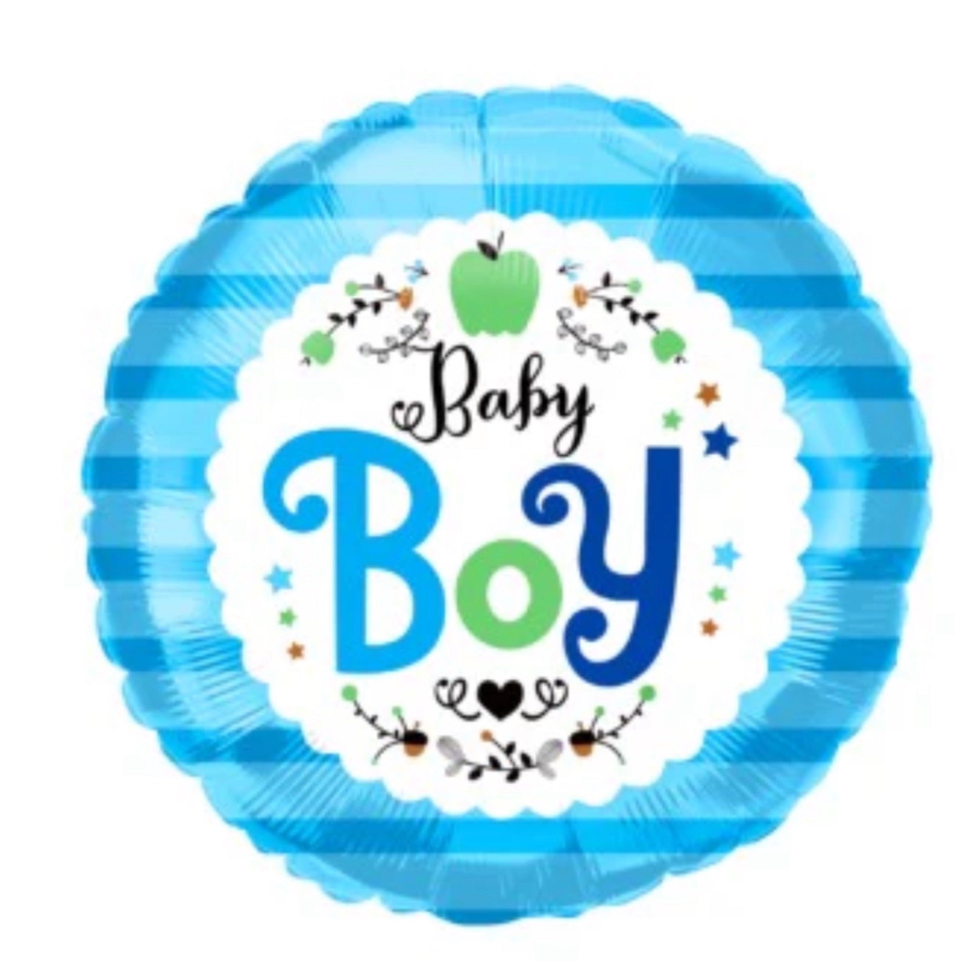 Baby Boy Bear Foil Balloon – 18" BS10