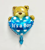 Gender Reveal Mini Bear Balloons – Boy or Girl? BS81
