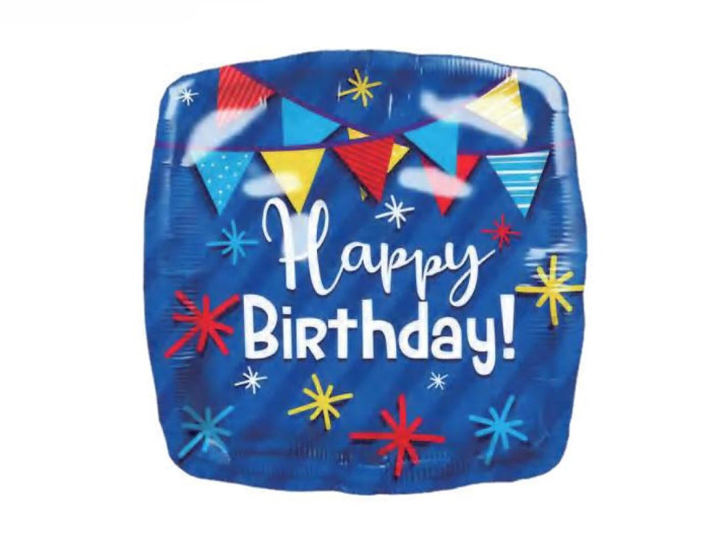 Happy Birthday 18" Balloon - B31