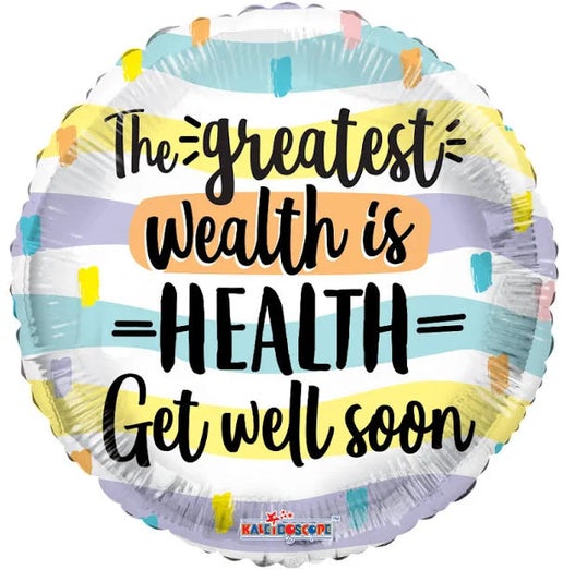 GET WELL SOON 18" BALLOON -GW21