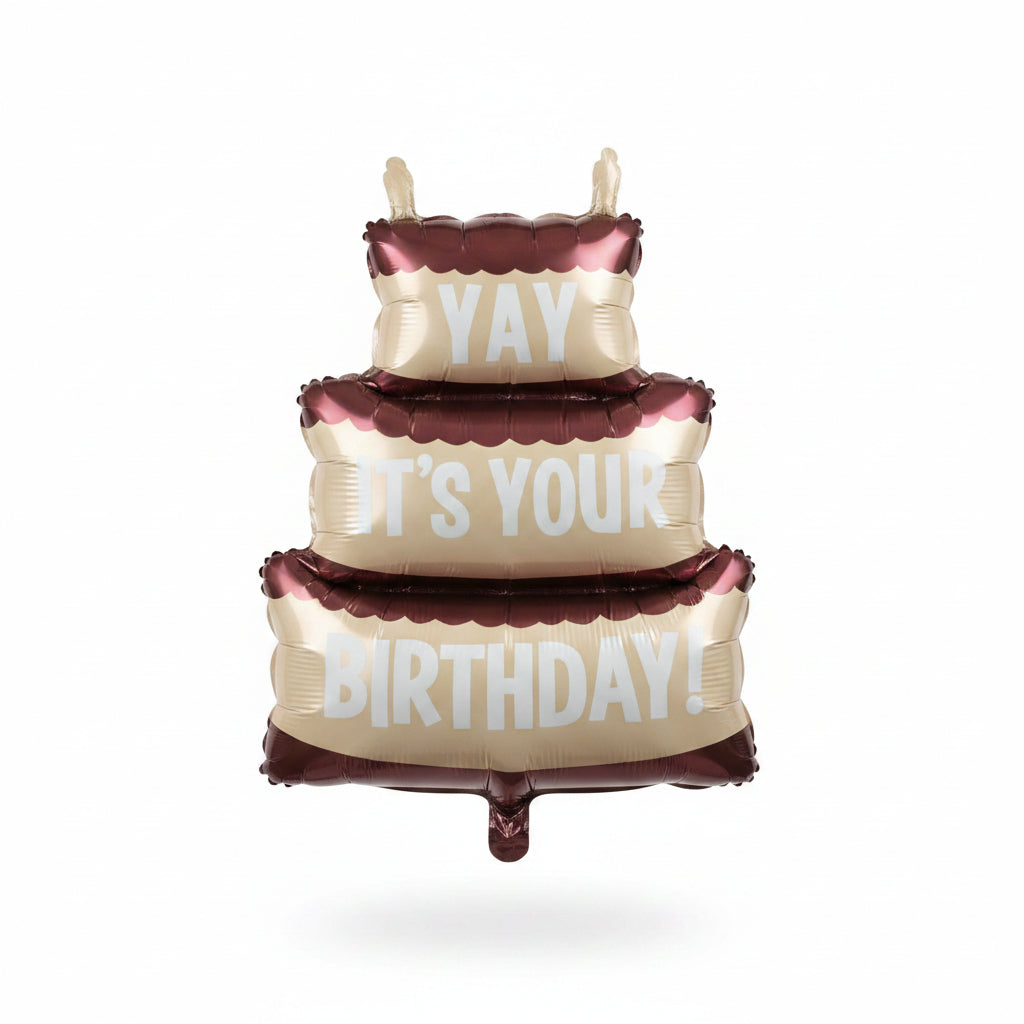 Happy birthday 40”CAKE balloon air walker HB132