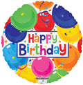 Happy Birthday 18" Balloon - B63