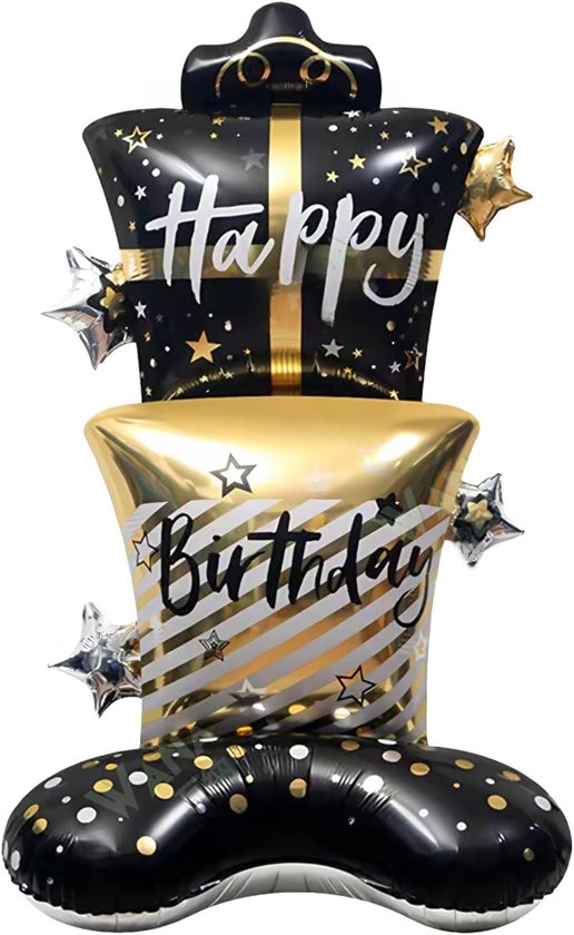 HAPPY BIRTHDAY STANDING AIR FILL 57'' BALLOON - HB105