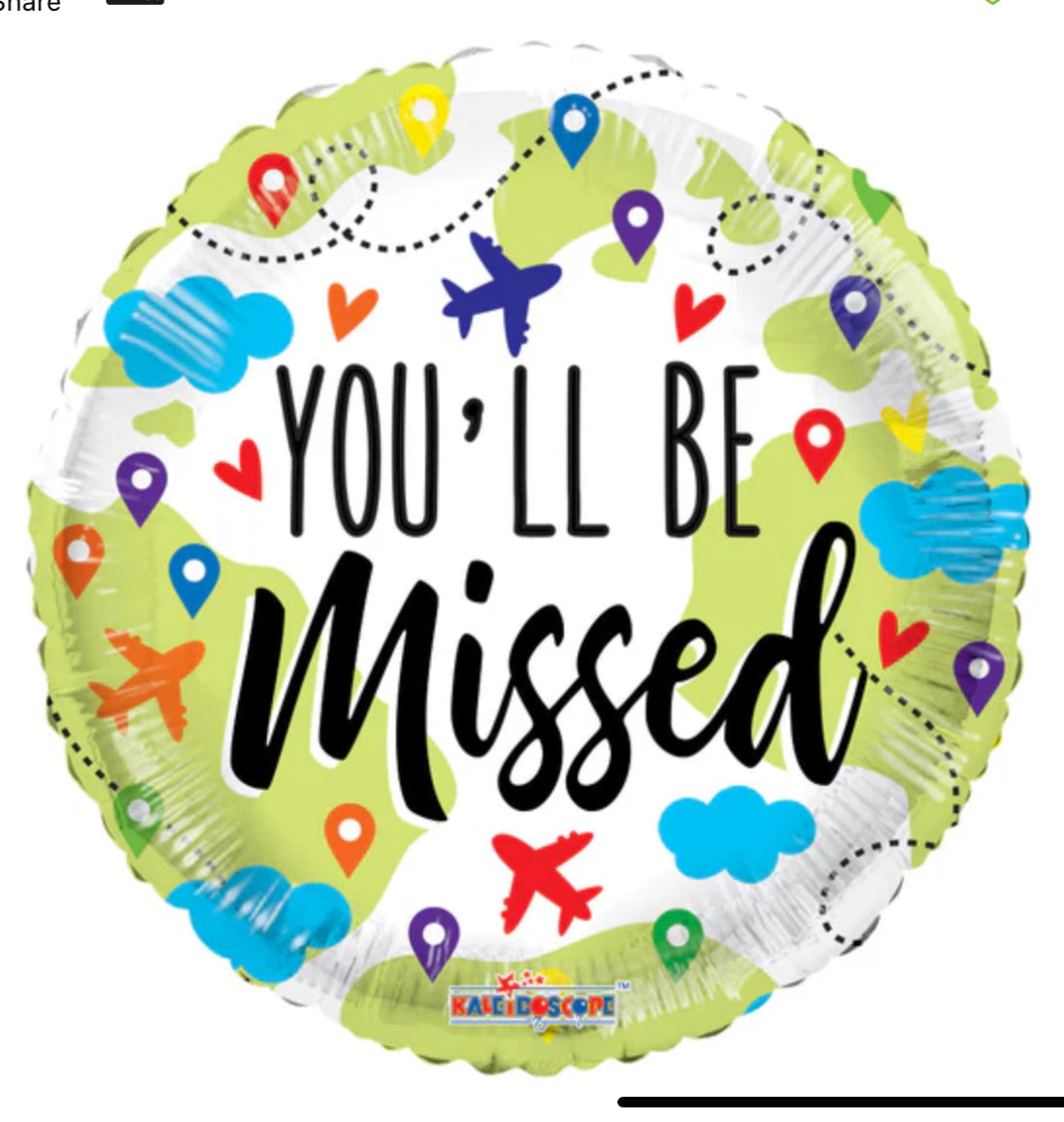 You’ll Be Missed 18" Balloon -MY4