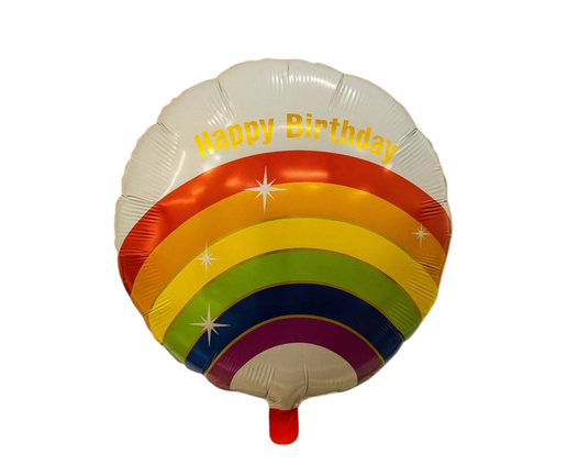 Happy BIRTHDAY RAINBOW 18”Balloon HB112
