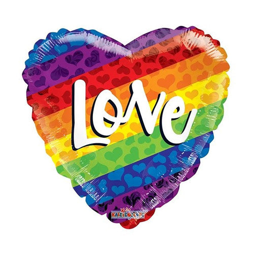 Pride Heart 18" Balloon - L8