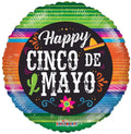 Happy Cinco De Mayo Sarape 18″ Balloon -SP12