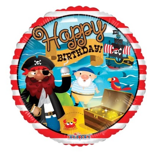 Happy Birthday Captain 18" Balloon - B94
