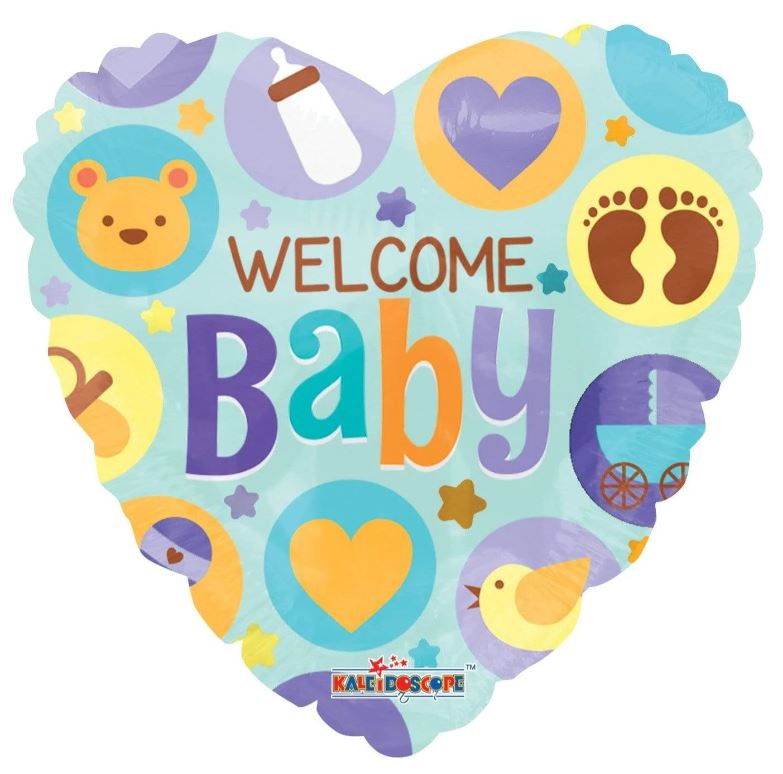 Welcome Baby Foil Balloon – 18"