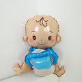 Blue Baby Boy with Bottle Foil Balloon – BS63