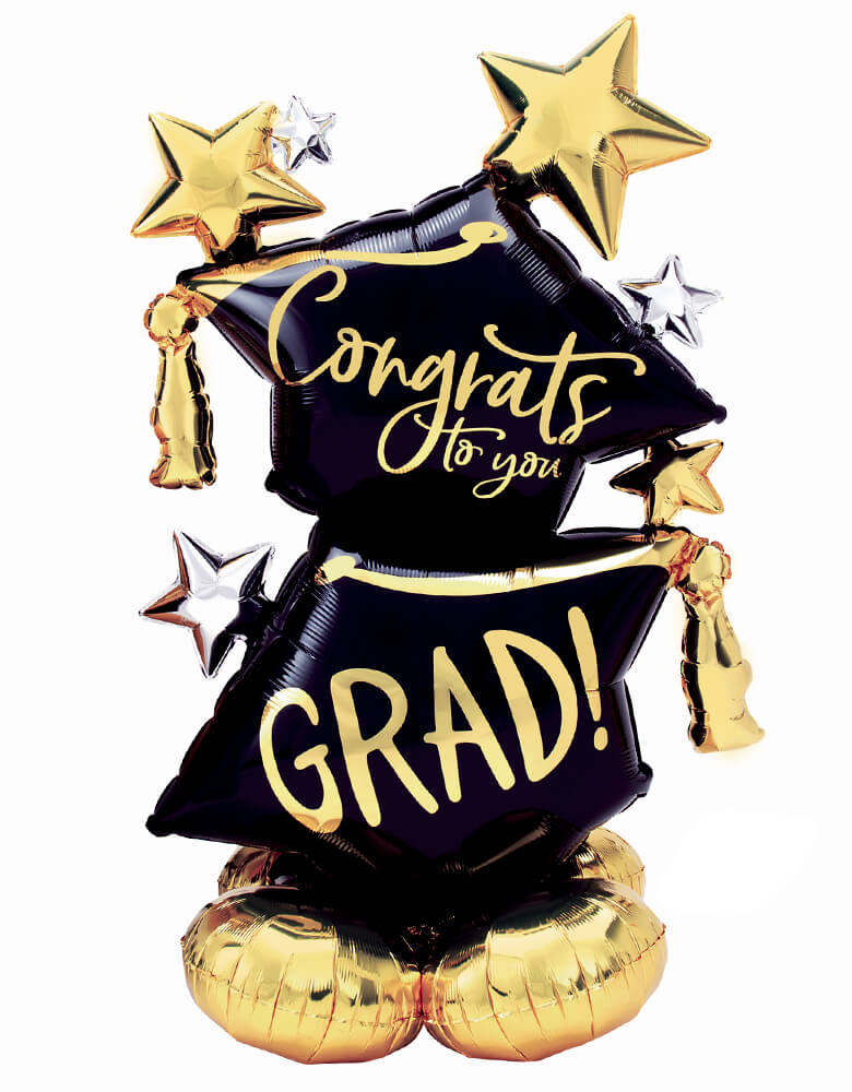 CONGRATS GRAD 51" 4ft Tall Balloon - KB#71