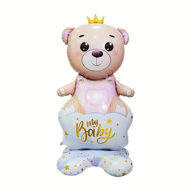 Baby shower girl bear 5ft balloon air-filled BS68