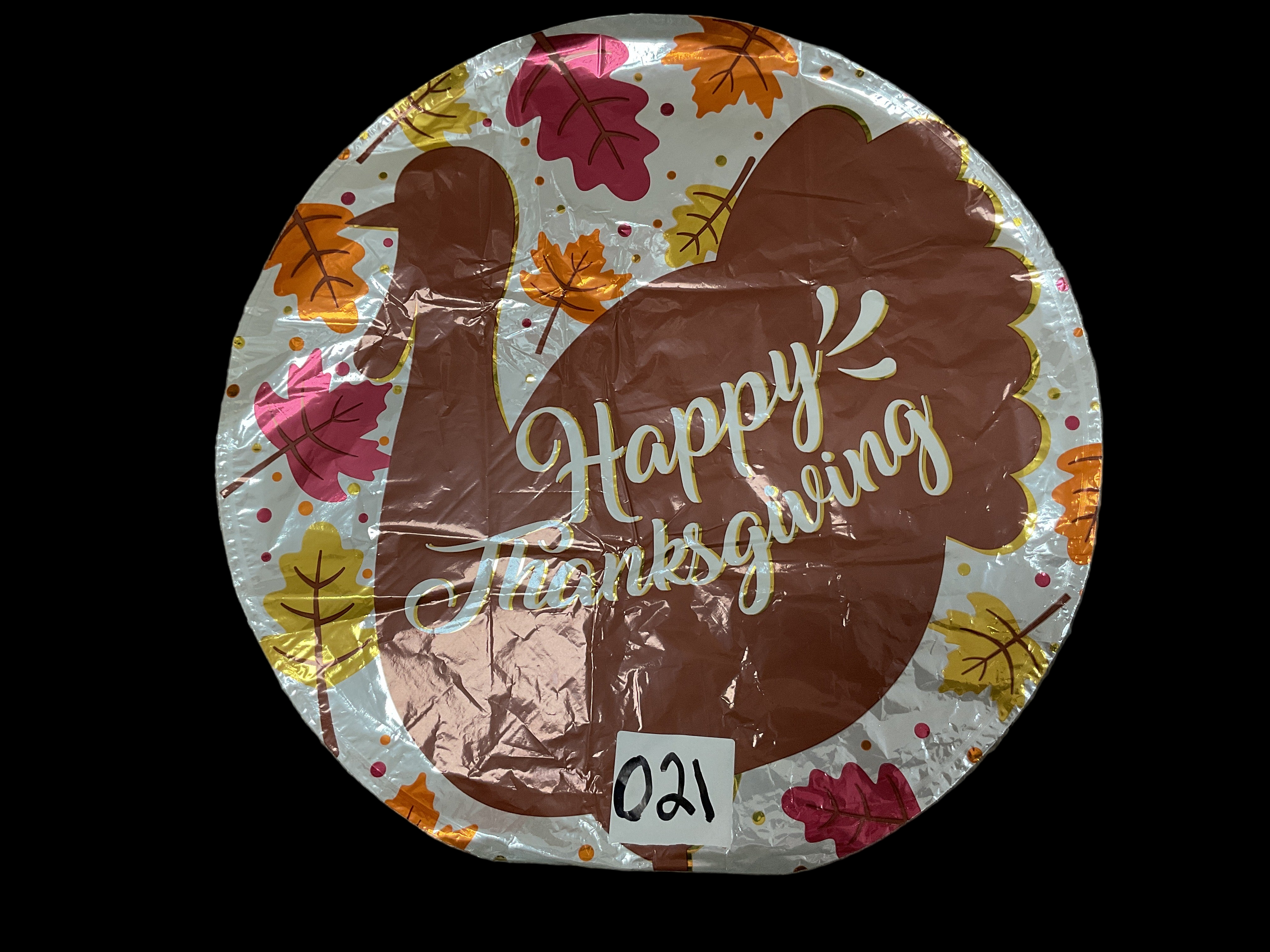 HAPPY THANKSGIVING 18" BALLOON 021