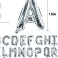 16” Silver Letter Balloons