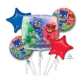 5pcs PJ Masks Bouquet Balloon Kit - KB#5