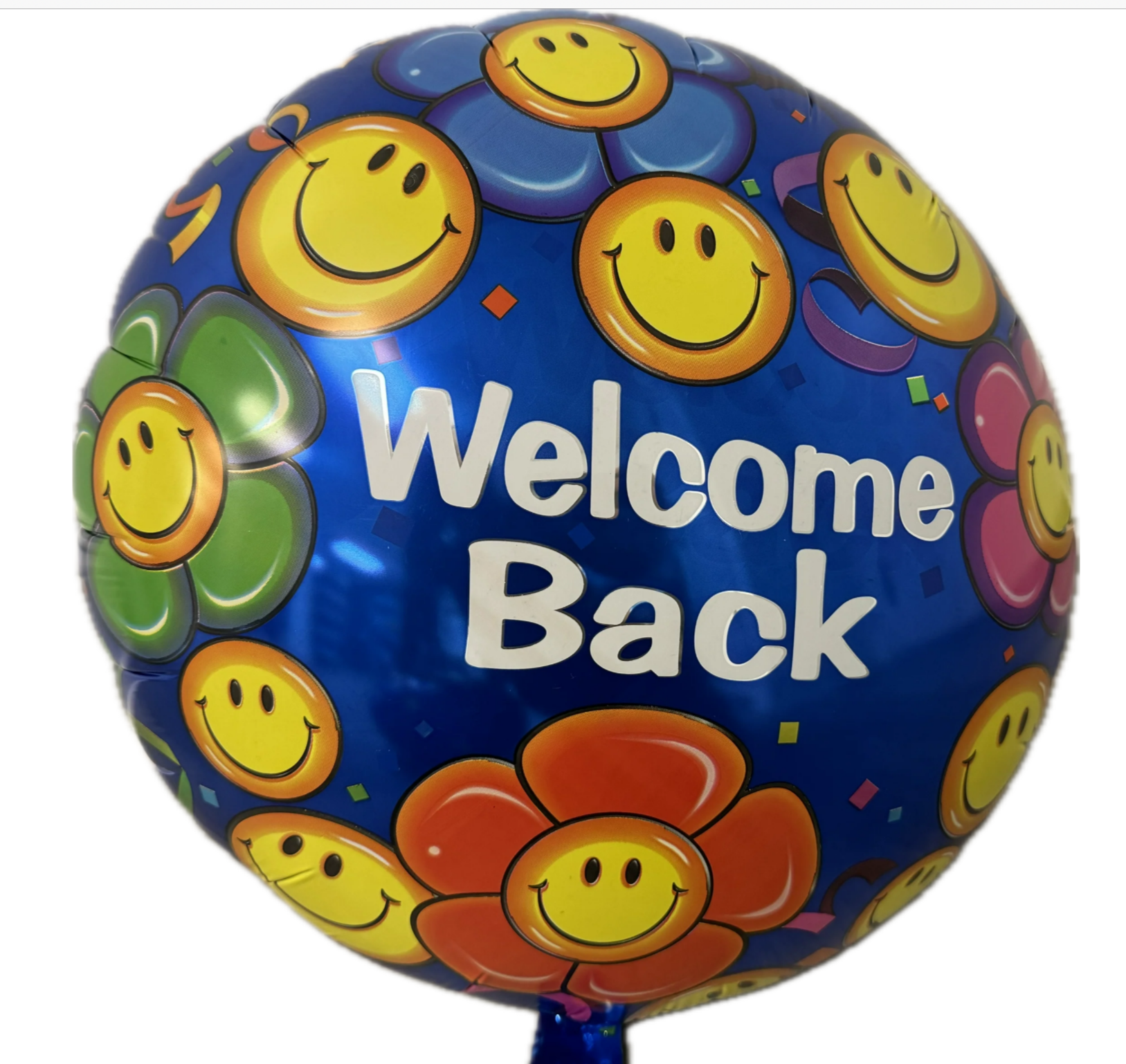 Welcome Back Smiley emoji 18" Balloon -W2