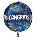CONGRATS ORBZ 18" BALLOON -G10