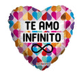 Te Amo Infinito" Foil Balloon – 18"