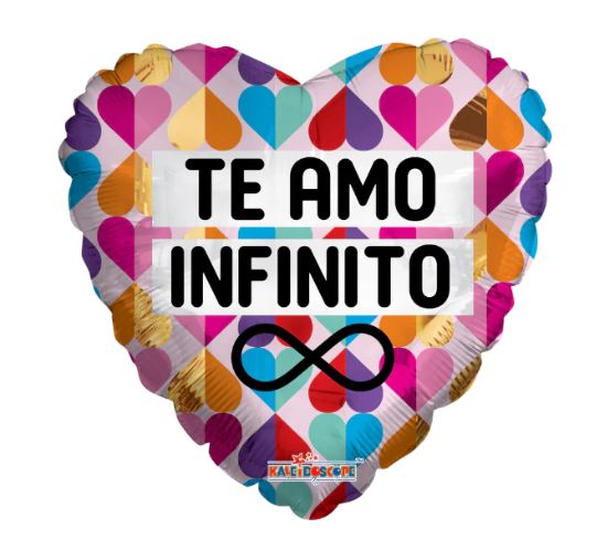 Te Amo Infinito" Foil Balloon – 18"