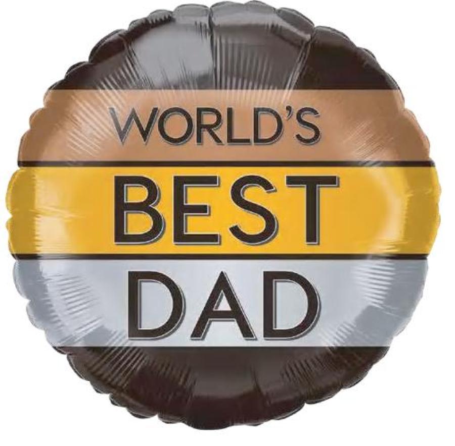 World's Best Dad 18" Balloon - F5