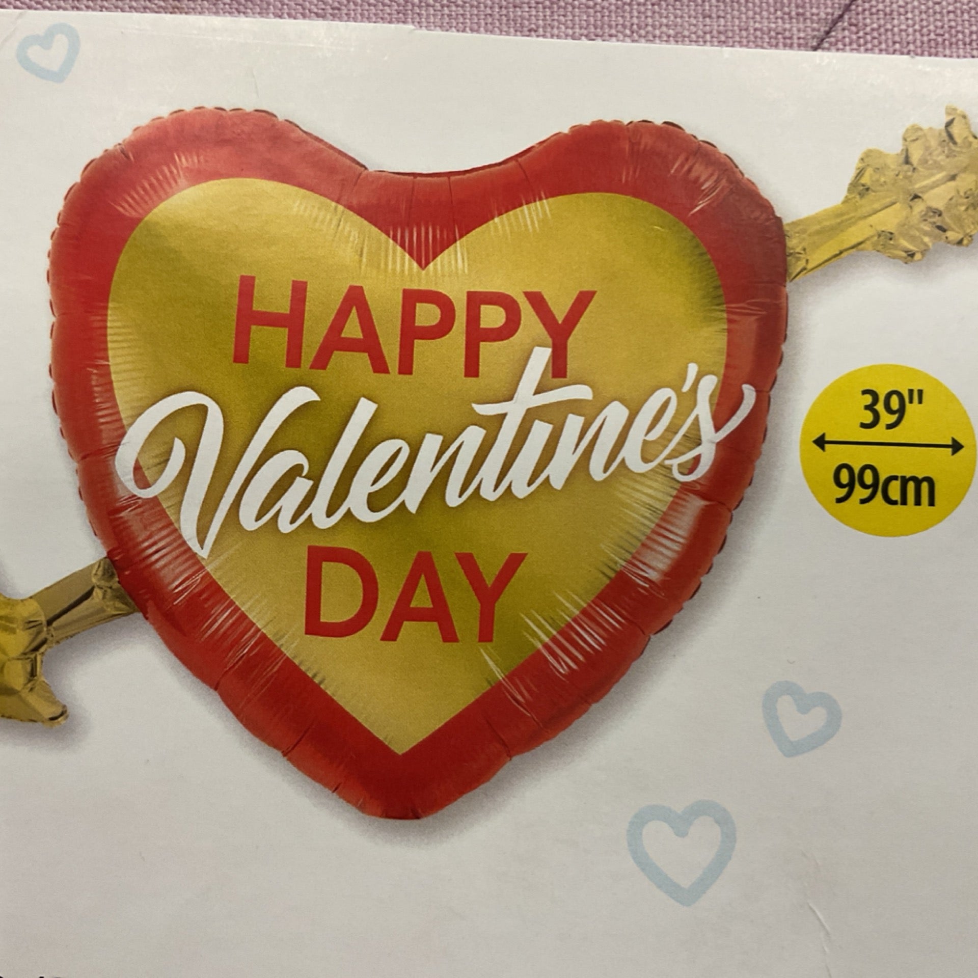 Happy valentine day 39”balloon HVD