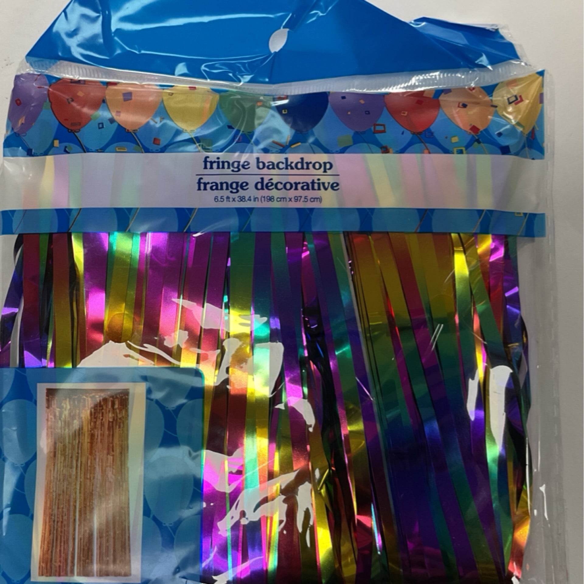 Ceiling fringe (rainbow)