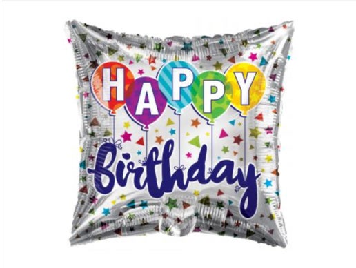 Happy Birthday 18" Balloon - B22