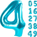 34” Blue Number Balloons