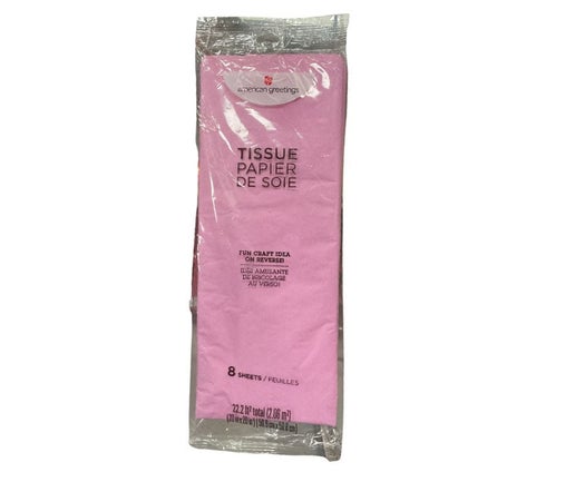 8 Sheets Pink Tissue Paper – 20 x 26 Inches