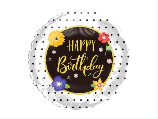 Happy Birthday 18" Balloon - B25