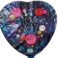 I Love You heart 18 inch balloon 24